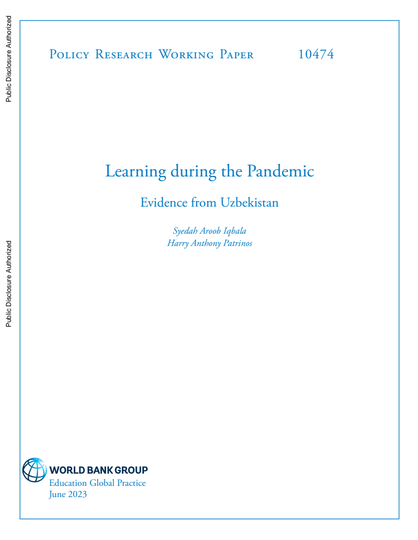 Learning during the Pandemic: Evidence from Uzbekistan