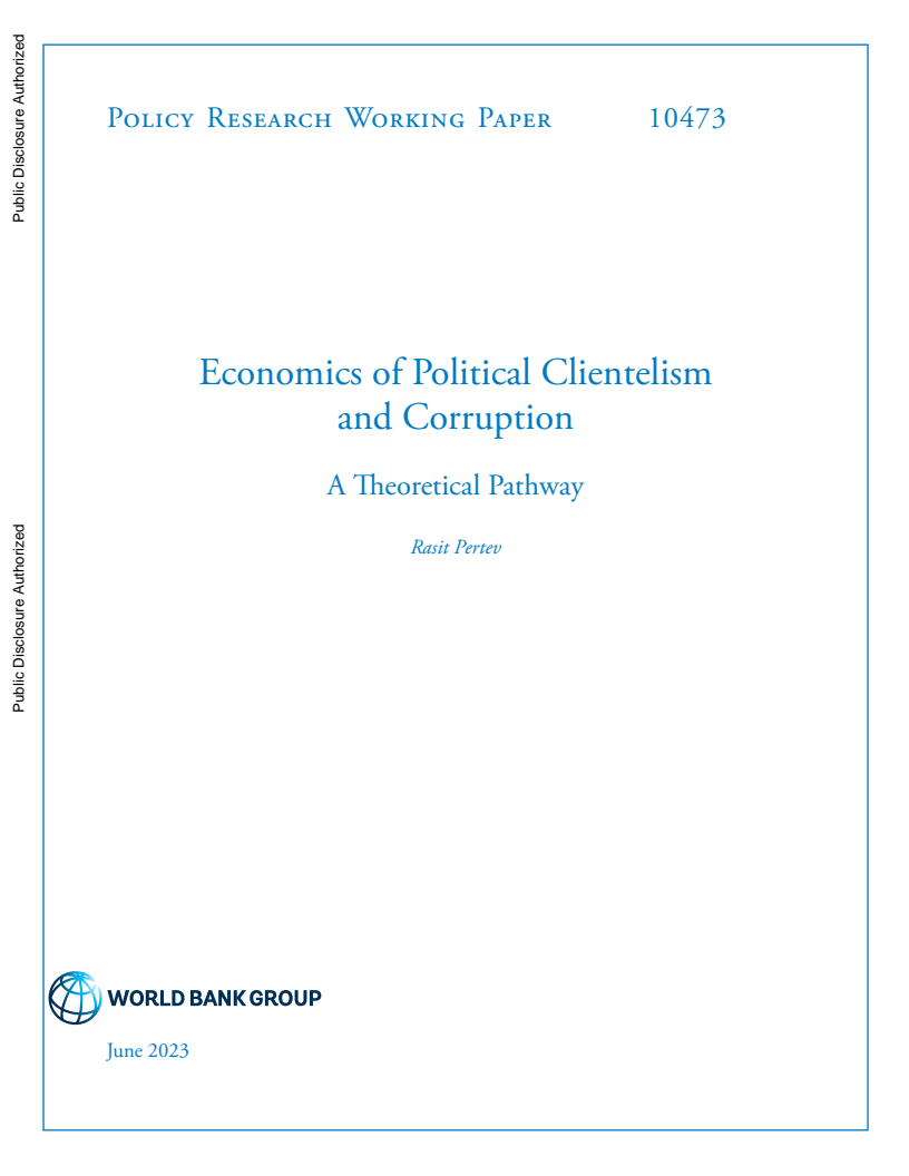 Economics of Political Clientelism and Corruption — A Theoretical Pathway