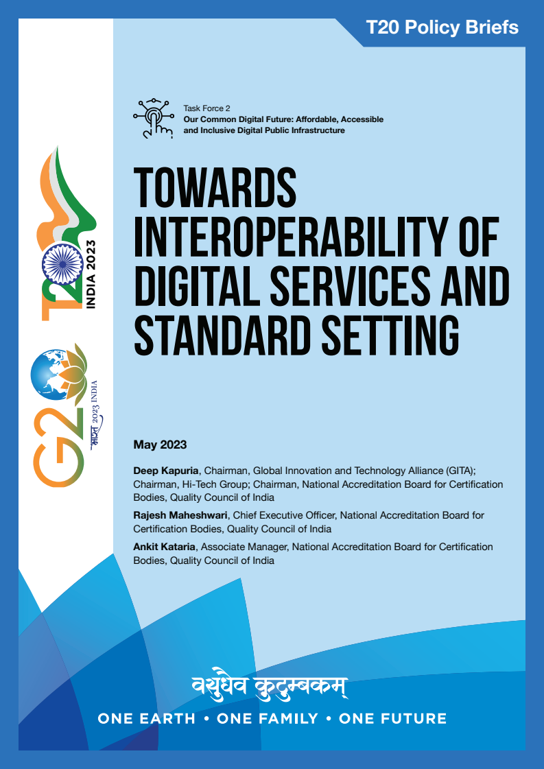 Towards Interoperability of Digital Services and Standard Setting