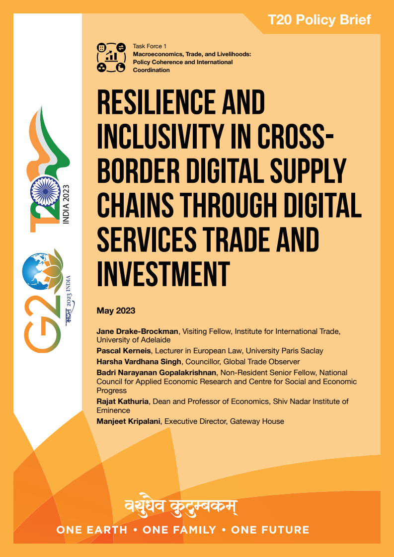 Resilience and Inclusivity in Cross-Border Digital Supply Chains through Digital Services Trade and Investment