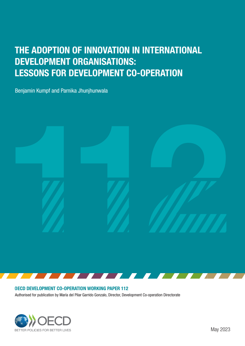 The adoption of innovation in international development organisations: Lessons for development co-operation