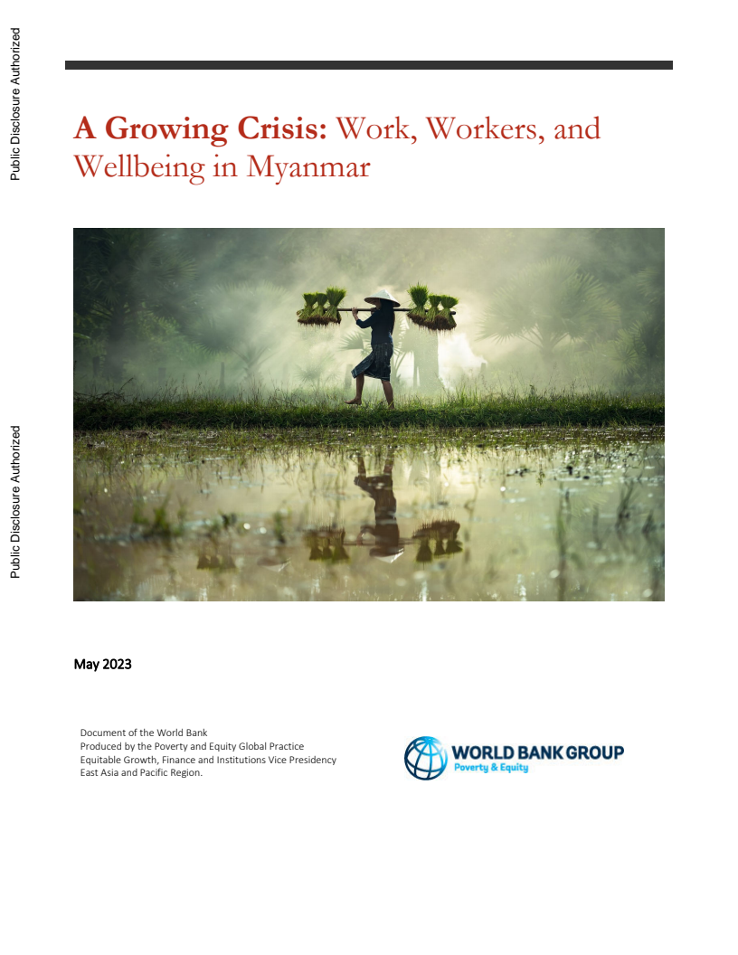A Growing Crisis: Work, Workers, and Wellbeing in Myanmar