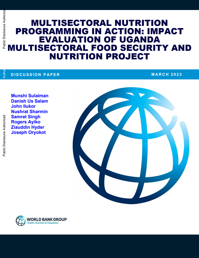 Multisectoral Nutrition Programming in Action: Impact Evaluation of Uganda Multisectoral Food Security and Nutrition Project