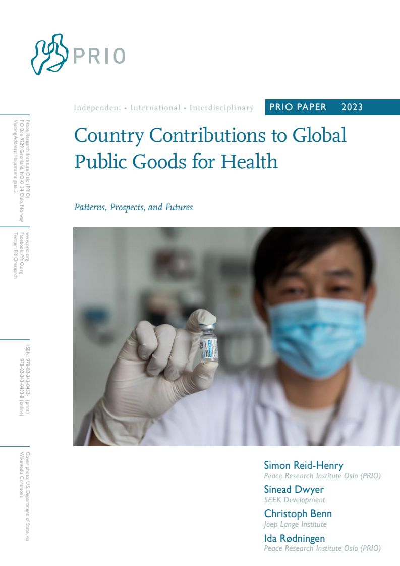 Country Contributions to Global Public Goods for Health