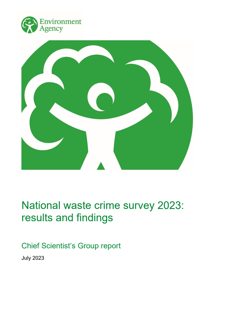 National waste crime survey 2023: results and findings