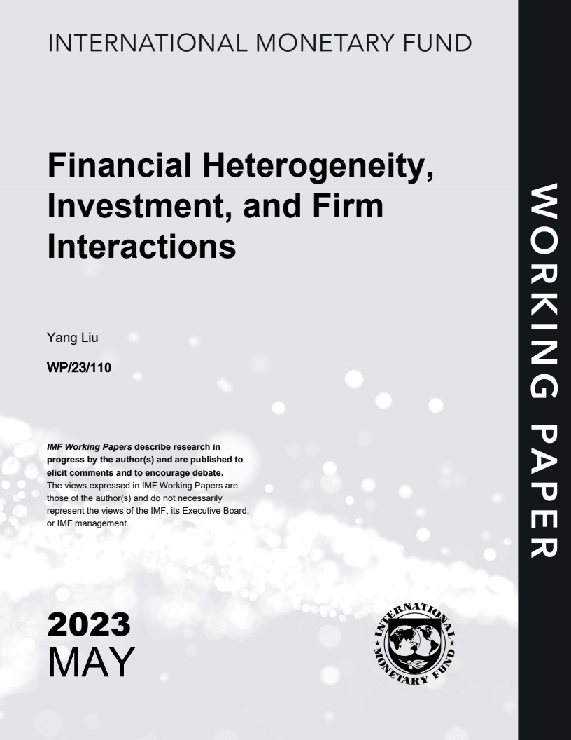 Financial Heterogeneity, Investment, and Firm Interactions