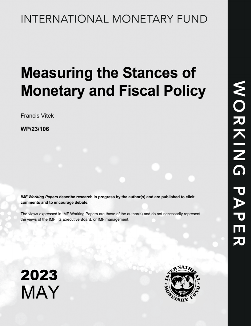 Measuring the Stances of Monetary and Fiscal Policy