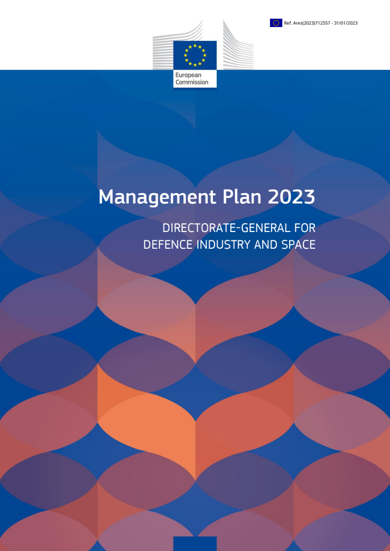 Management plan 2023 – Defence Industry and Space