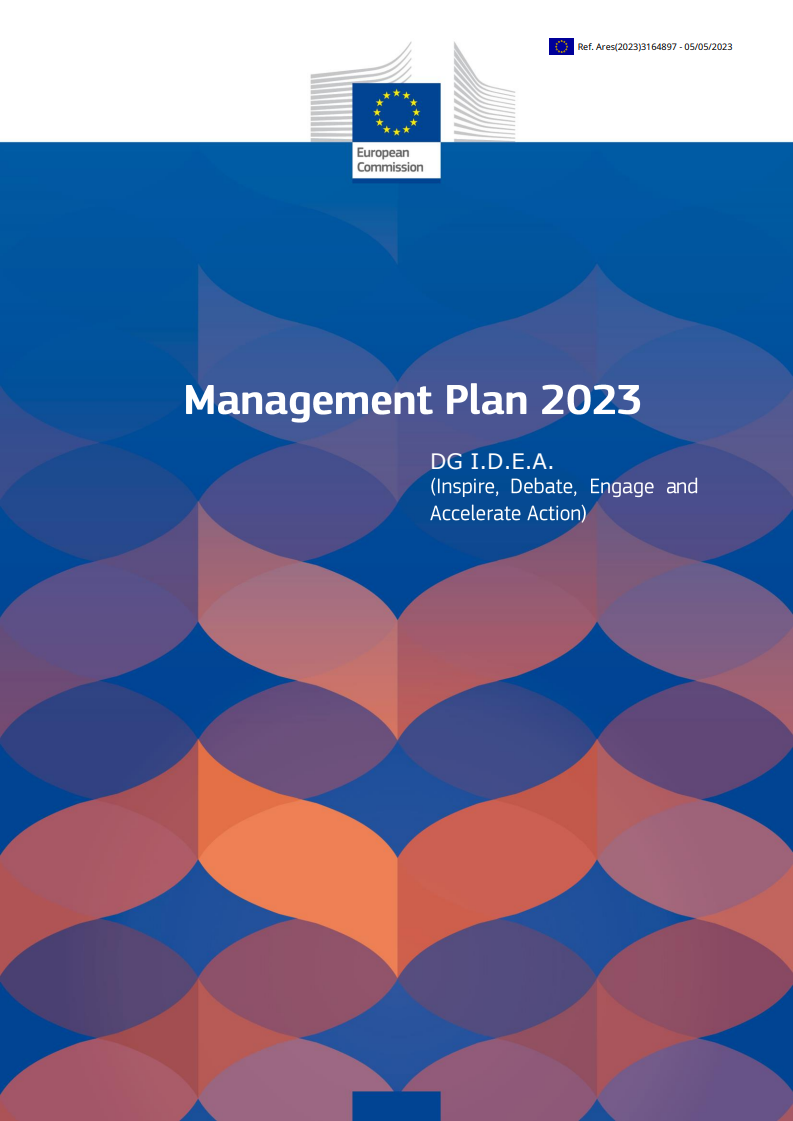 Management plan 2023 – Inspire, Debate, Engage and Accelerate Action