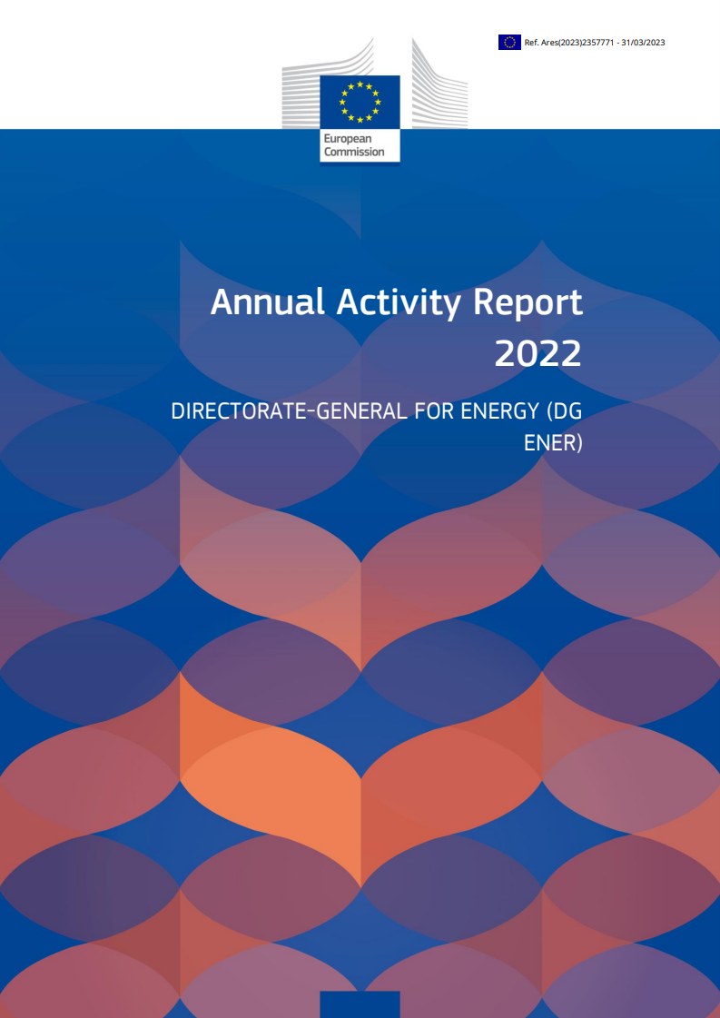 Annual activity report 2022 - Energy