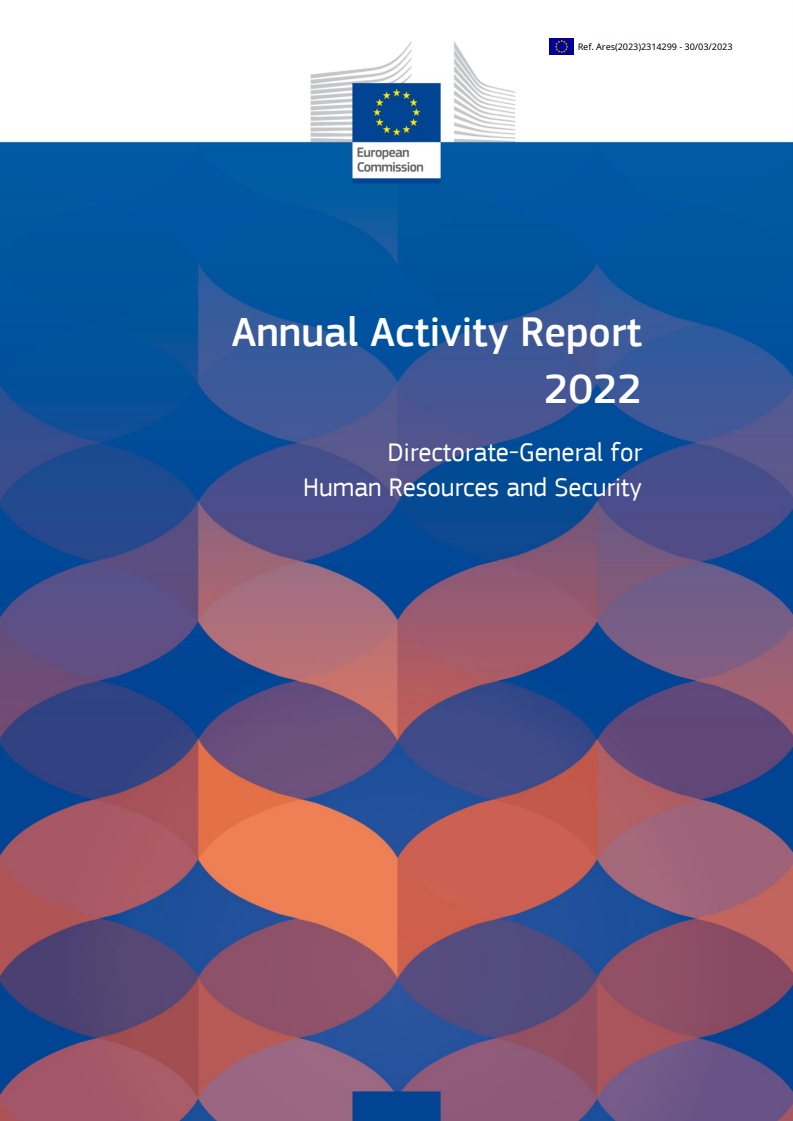 Annual activity report 2022 - Human Resources and Security