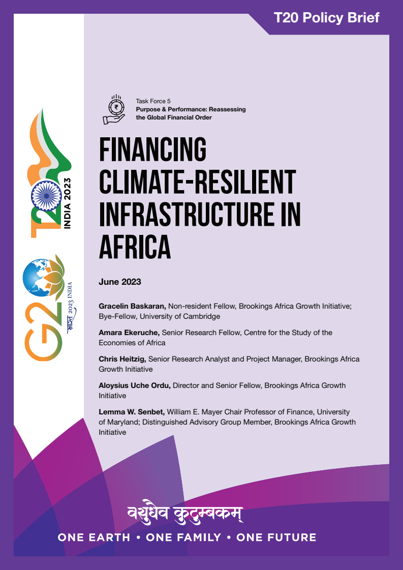 Financing Climate-Resilient Infrastructure in Africa