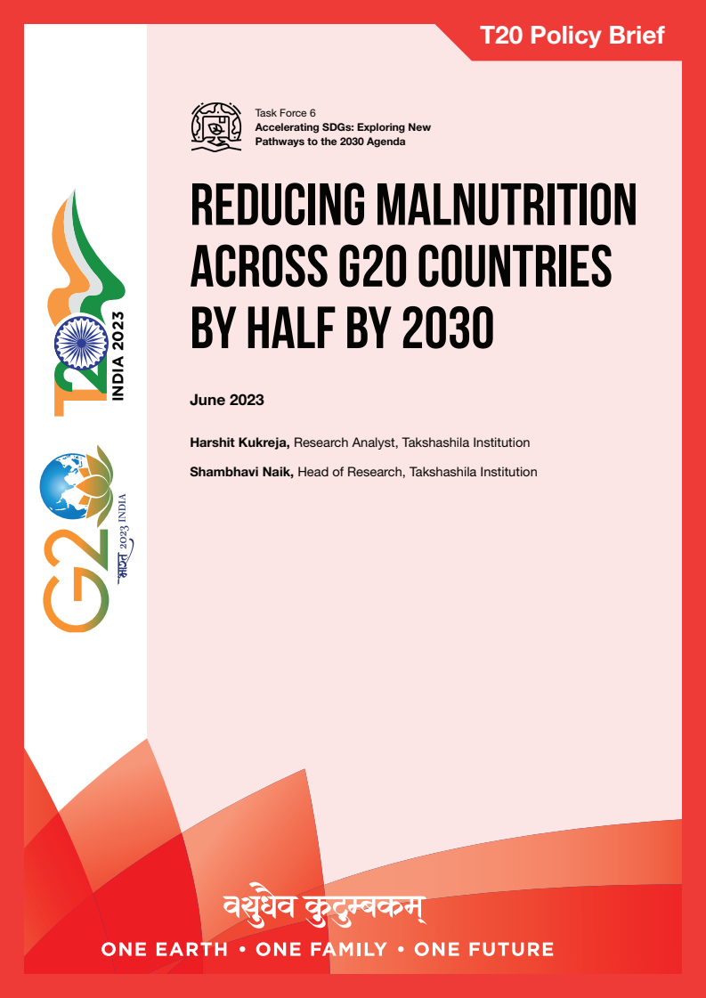 Reducing Malnutrition Across G20 Countries by Half by 2030