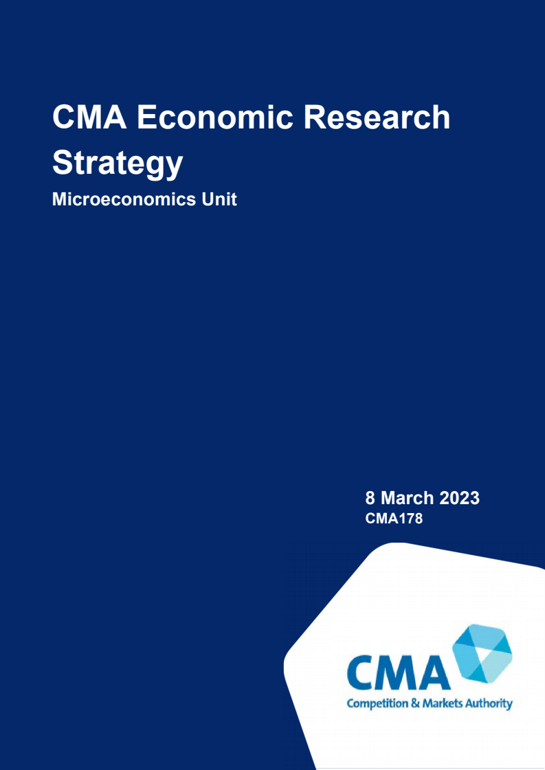 CMA Economic Research Strategy: Microeconomics Unit