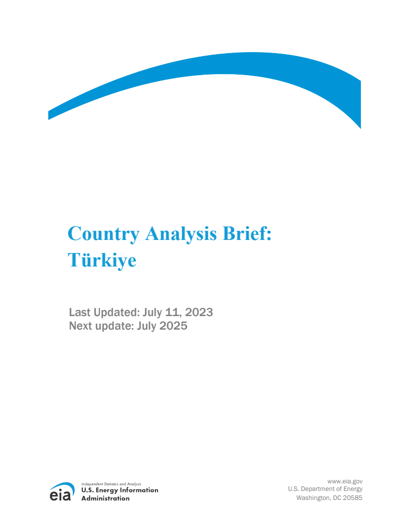 Country Analysis Brief: Türkiye