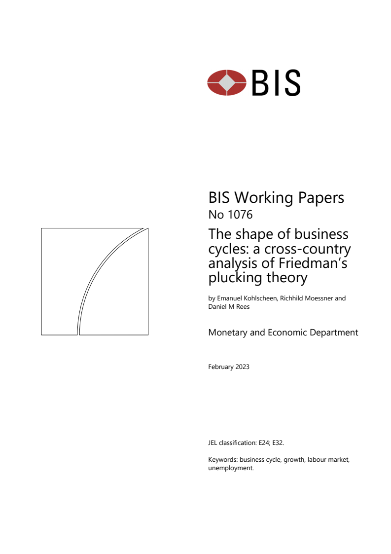The shape of business cycles: a cross-country analysis of Friedman's plucking theory