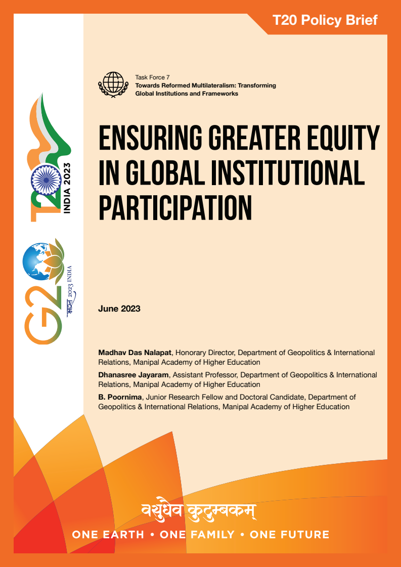 Ensuring Greater Equity in Global Institutional Participation