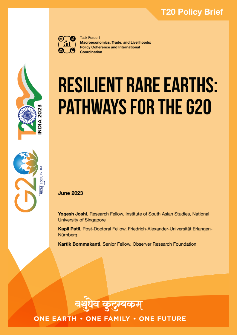 Resilient Rare Earths: Pathways for the G20