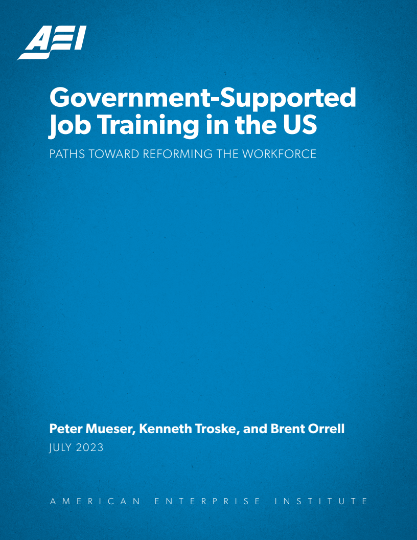 Government-Supported Job Training in the US: Paths toward Reforming the Workforce