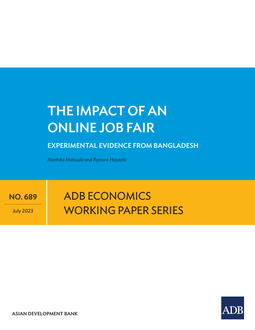 The Impact of an Online Job Fair: Experimental Evidence from Bangladesh