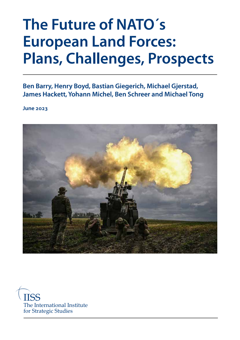 The Future of NATO's European Land Forces: Plans, Challenges, Prospects