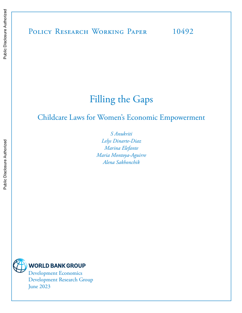 Filling the Gaps: Childcare Laws for Women´s Economic Empowerment