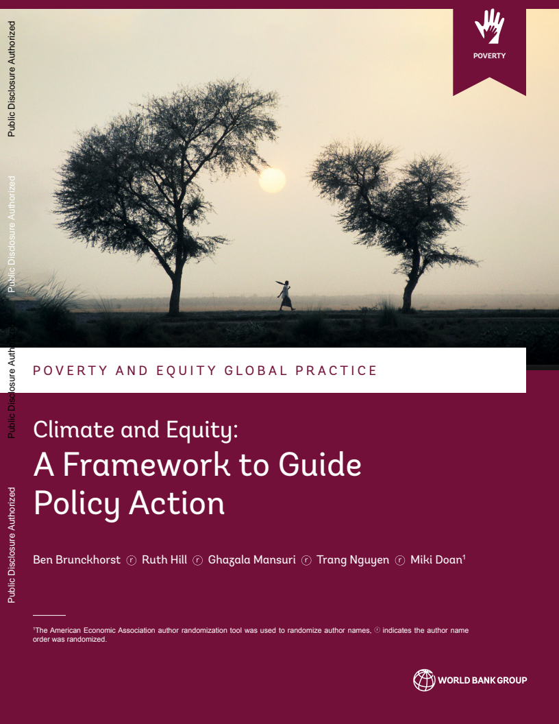 Climate and Equity: A Framework to Guide Policy Action