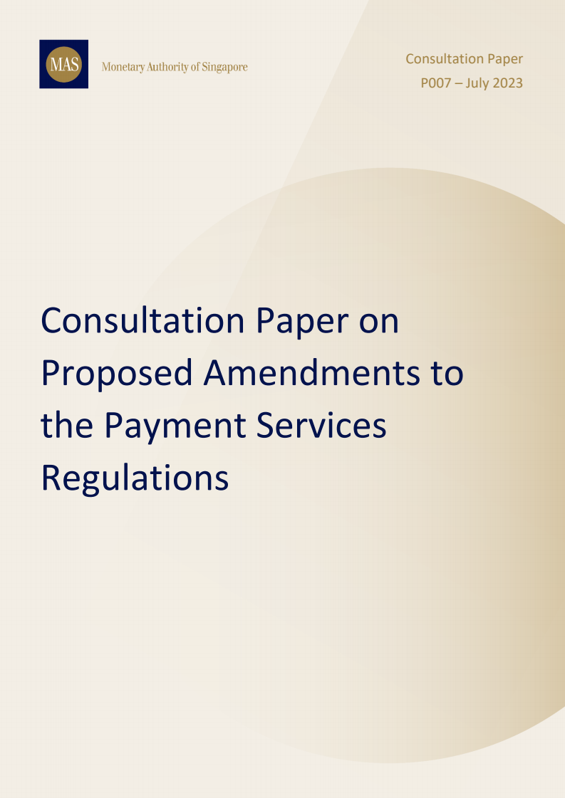 Consultation Paper on Proposed Amendments to the Payment Services Regulations