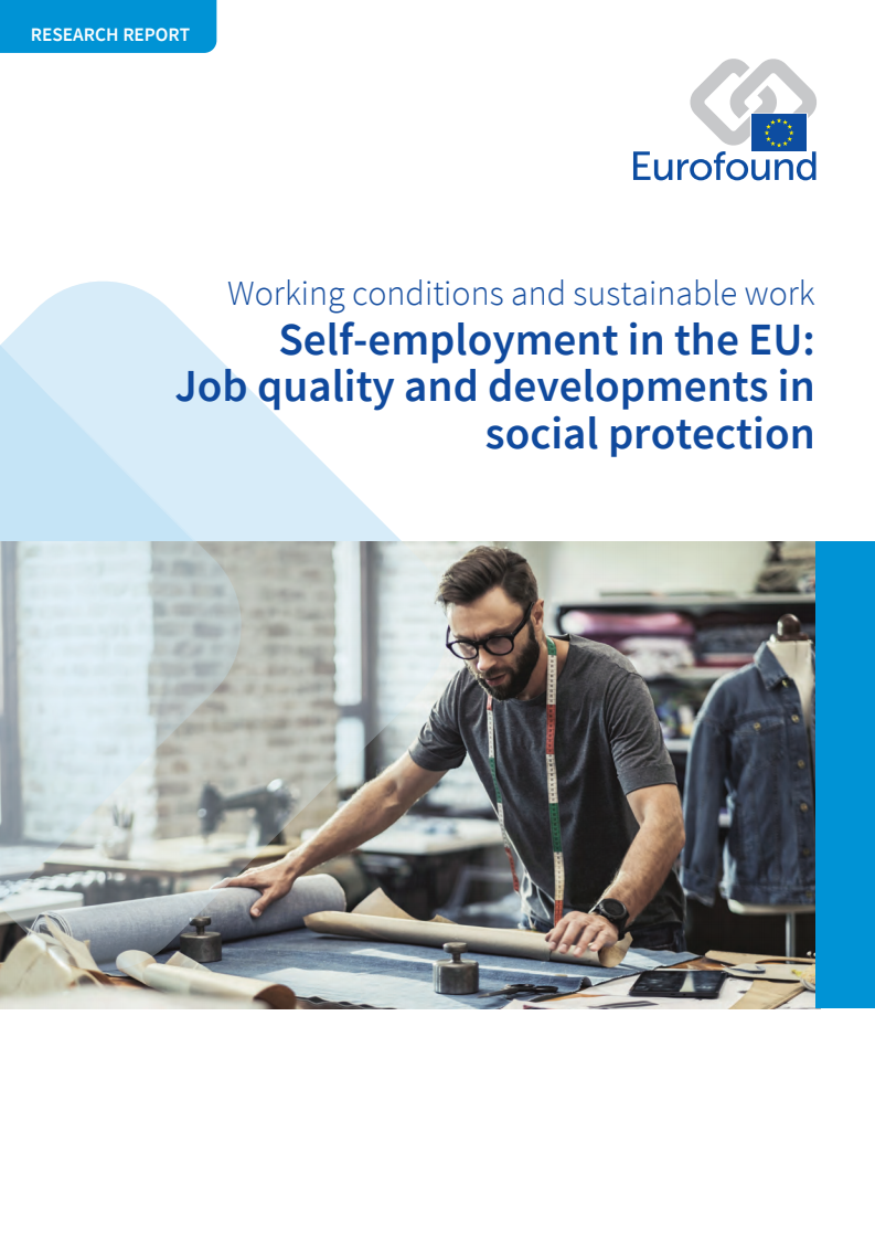 EU내 자영업 : <span class="accent">일자리</span>의 질과 사회 보호의 발전 (Self-employment in the EU: Job quality and developments in social protection)