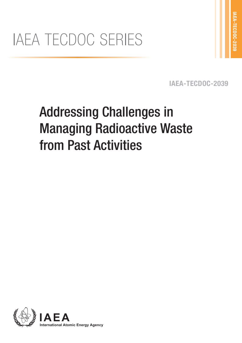 과거 활동의 방사성 폐기물 관리 과제 (Addressing Challenges in Managing Radioactive Waste from Past Activities)