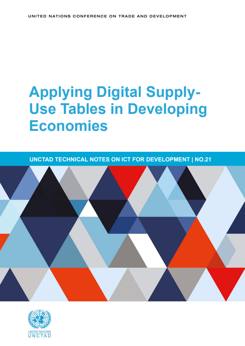 개발도상국 디지털 공급, 사용 지표의 적용 (Applying digital supply-use tables in developing economies)