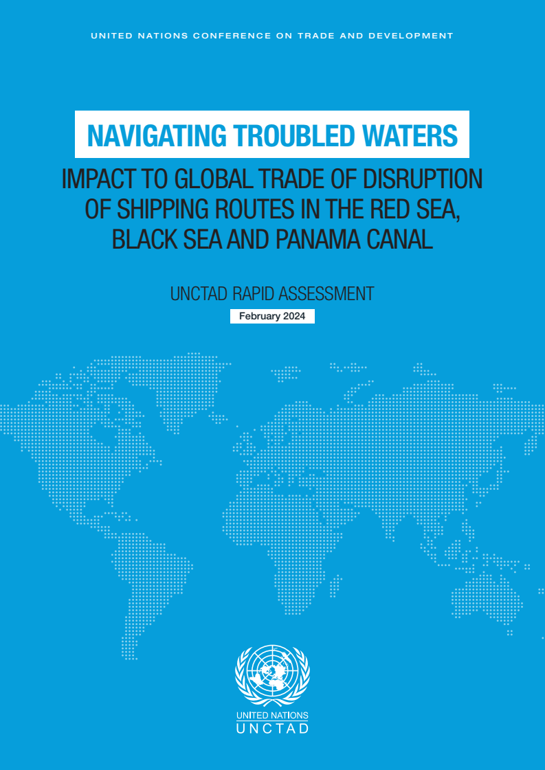 난해 항행: 홍해, 흑해, 파나마 운하의 해운 항로 중단이 세계 무역에 미치는 영향 (Navigating troubled waters: Impact to global trade of disruption of shipping routes in the Red Sea, Black Sea and Panama Canal)