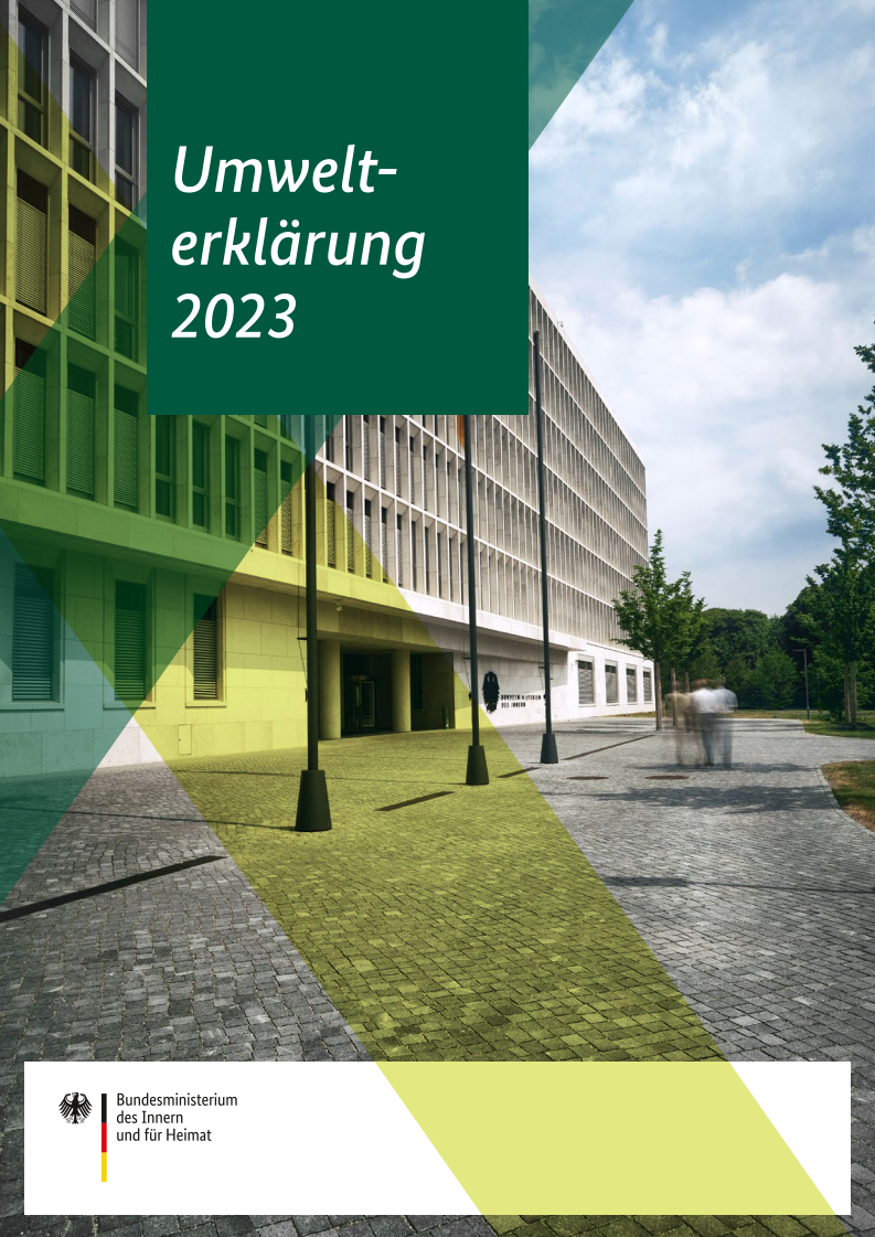 2023 환경 전략 (Umwelterklärung 2023)