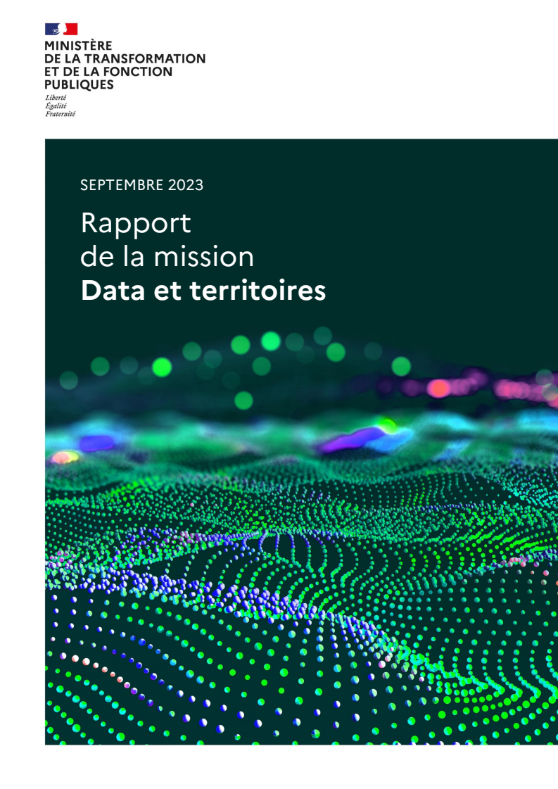 지자체의 데이터 활용에 대한 임무 보고서 (Rapport de la mission Data et territoires)