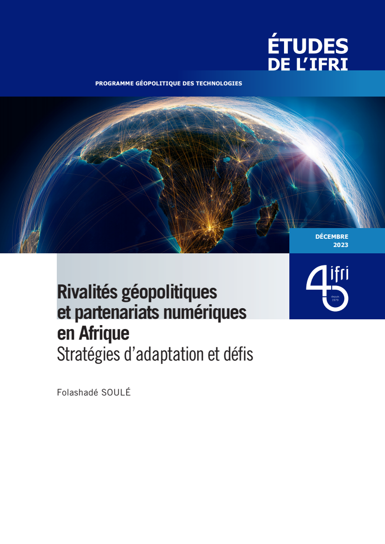 아프리카의 디지털 파트너십과 지정학적 경쟁 (Rivalités géopolitiques et partenariats numériques en Afrique)