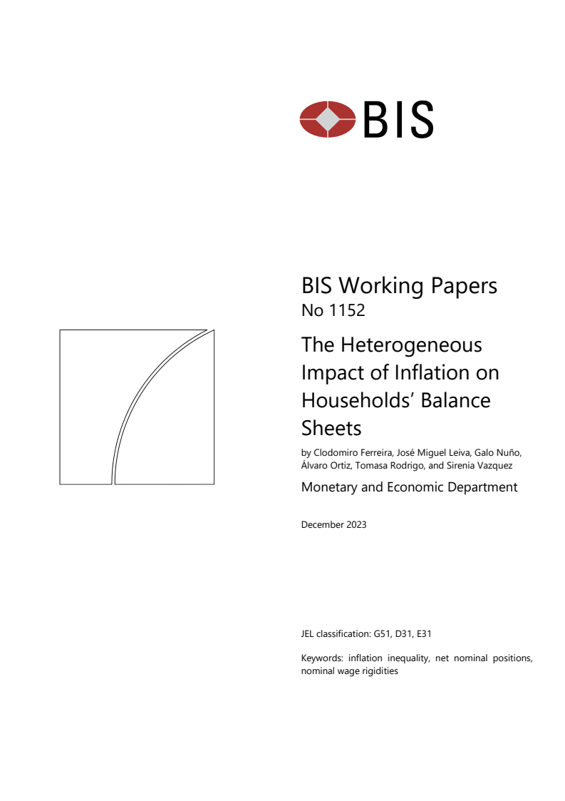 물가 상승률이 가계의 대차대조표에 미치는 이질적 영향 (The heterogeneous impact of inflation on households´ balance sheets)