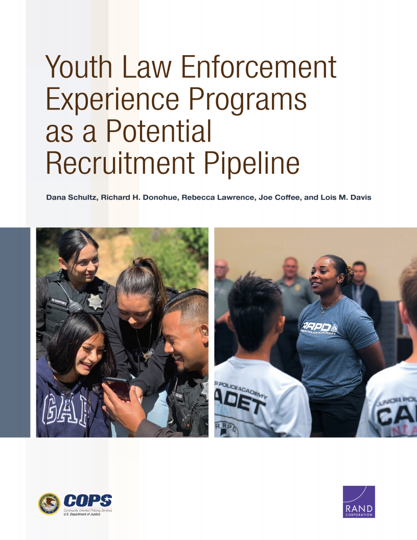 잠재적인 채용 수단으로서의 청소년 법 집행 체험 프로그램 (Youth Law Enforcement Experience Programs as a Potential Recruitment Pipeline)