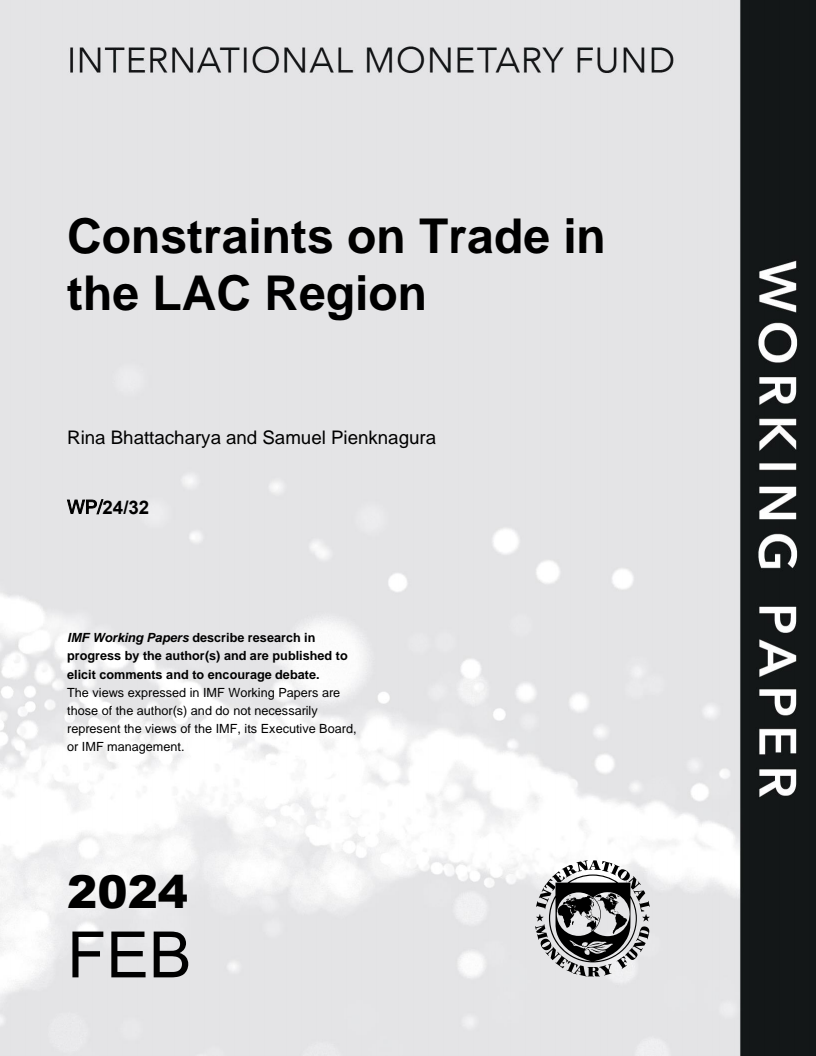 LAC 지역의 교역 조건에 관한 연구 (Constraints on Trade in the LAC Region)