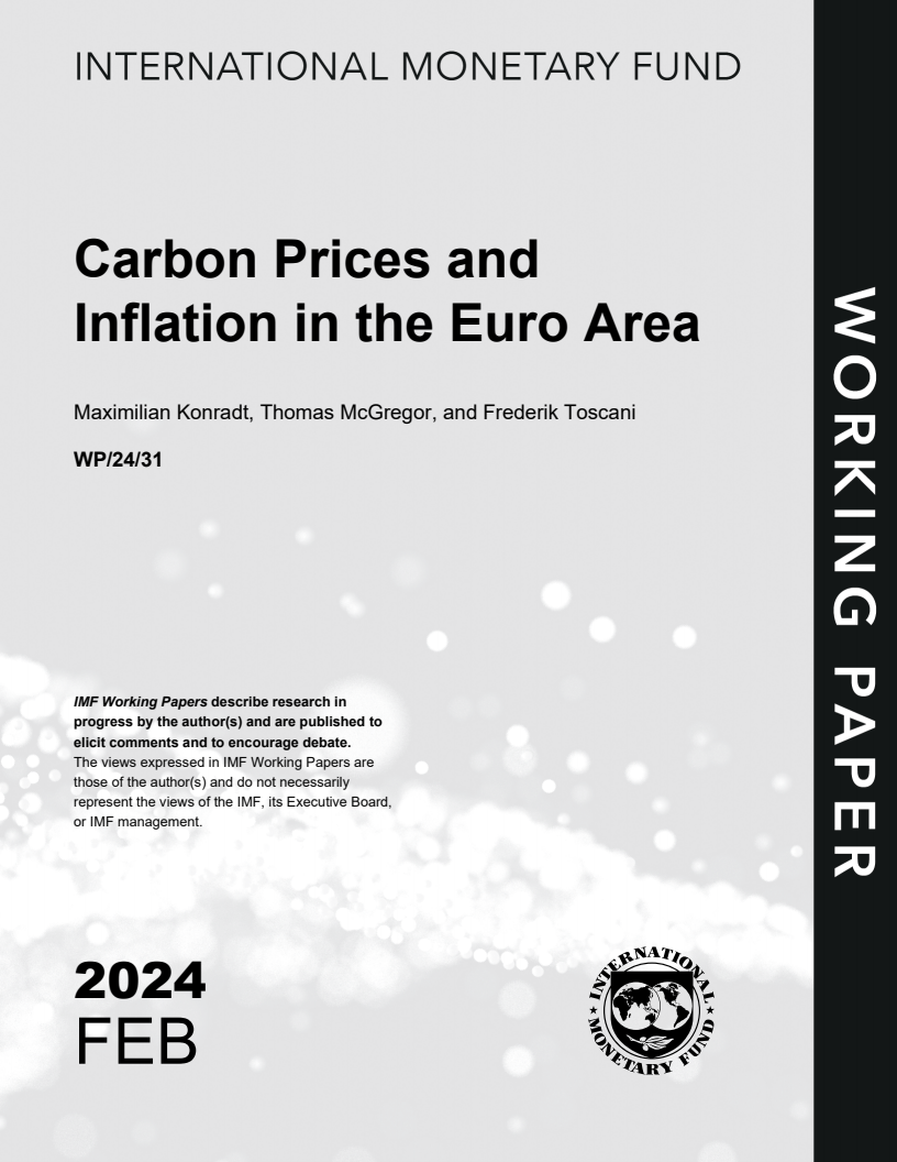 유로 지역의 탄소 가격과 인플레이션 (Carbon Prices and Inflation in the Euro Area)