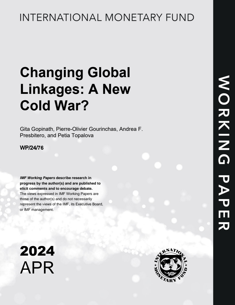 국제 연계의 변화 : 새로운 냉전 시대 (Changing Global Linkages: A New Cold War?)