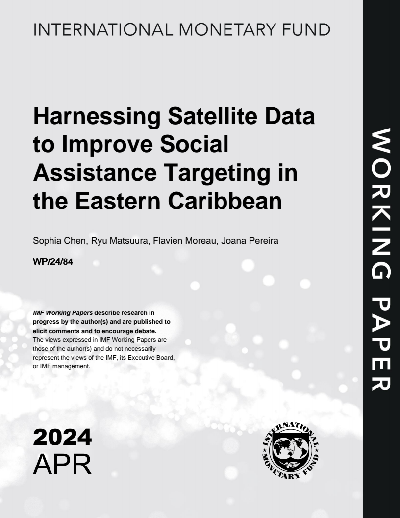 동부 카리브해 지역의 사회적 지원 대상 지정을 개선하는 위성 자료 활용 (Harnessing Satellite Data to Improve Social Assistance Targeting in the Eastern Caribbean)