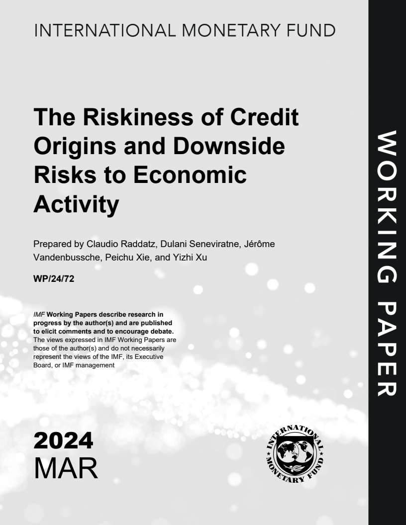 신용 출처의 위험성과 경제 활동에 대한 하방 위험 (The Riskiness of Credit Origins and Downside Risks to Economic Activity)