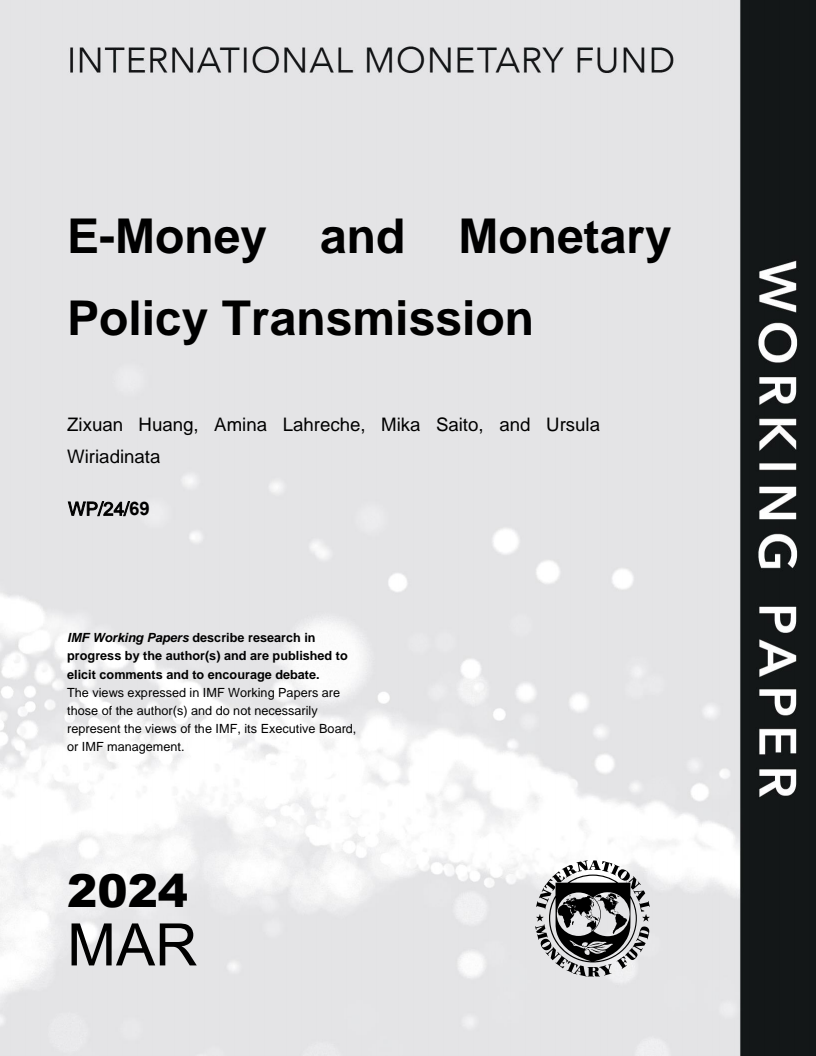 전자화폐와 통화 정책 파급 효과 (E-Money and Monetary Policy Transmission)