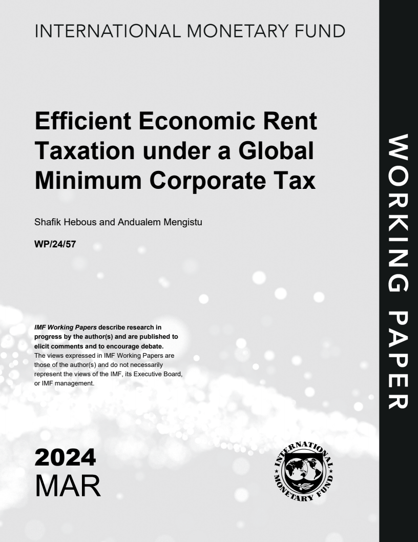 국제 최소 법인세에 따른 효율적인 경제적 임대료 과세 (Efficient Economic Rent Taxation under a Global Minimum Corporate Tax)