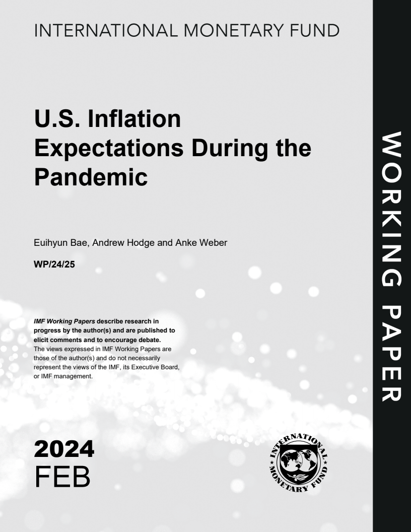 대유행 기간 미국의 인플레이션 전망 (U.S. Inflation Expectations During the Pandemic)