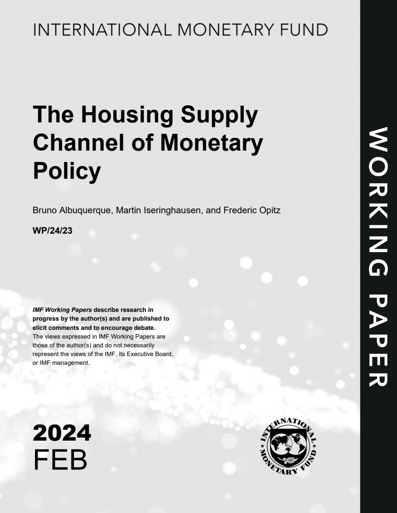 통화정책의 주택 공급 경로 (The Housing Supply Channel of Monetary Policy)