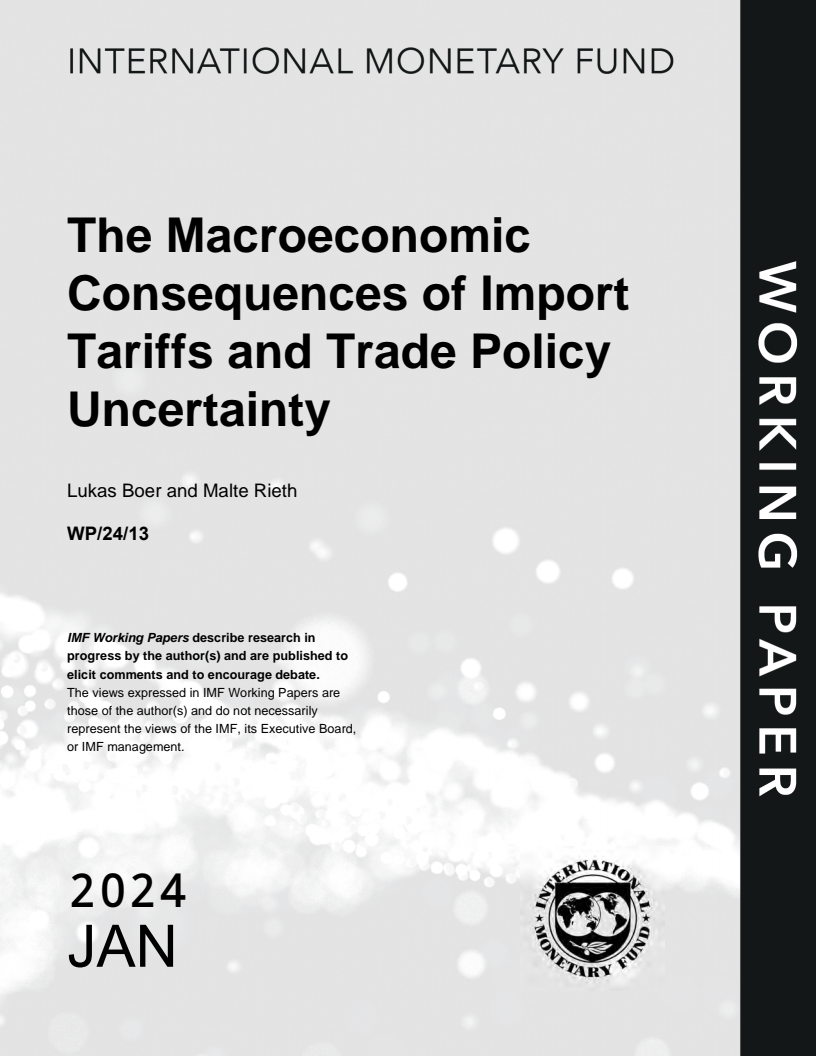 관세와 무역정책 불확실성의 거시경제적 효과 (The Macroeconomic Consequences of Import Tariffs and Trade Policy Uncertainty)