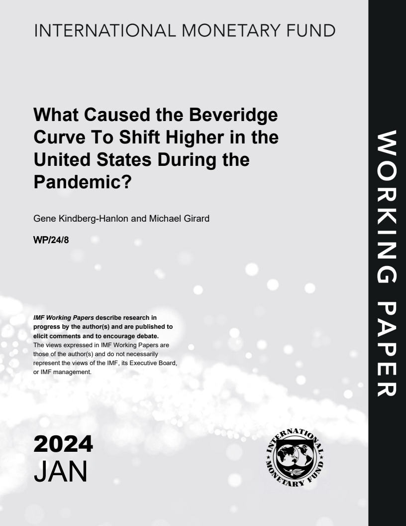 대유행 기간 미국에서 베버리지 곡선이 더 높게 이동한 원인 (What Caused the Beveridge Curve to Shift Higher in the United States During the Pandemic?)