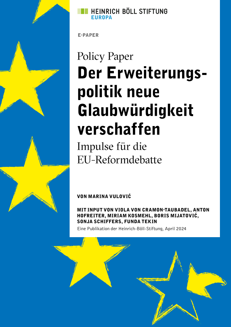 확장 정책에 대한 신뢰도 향상: EU 개혁 논의에 대한 자극제 (Der Erweiterungspolitik neue Glaubwürdigkeit verschaffen: Impulse für die EU-Reformdebatte)