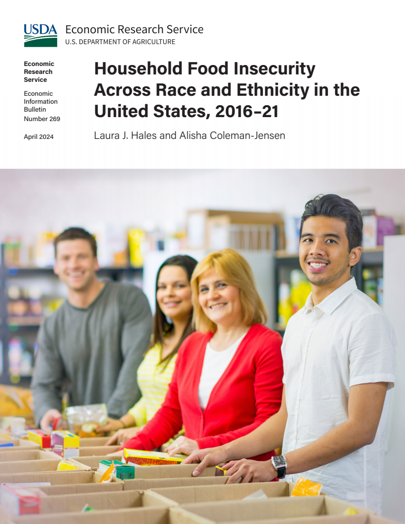 2016-21년 미국의 인종과 민족에 따른 가정 식량 불안 (Household Food Insecurity Across Race and Ethnicity in the United States, 2016–21)